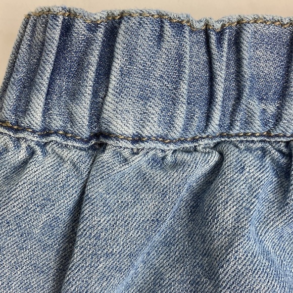 One Teaspoon Denim Chambray Pull-on Shorts Elastic Waist XS Vacation Beach Baggy - Picture 10 of 16